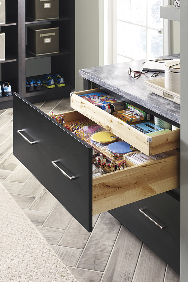 Two Drawer Base with Roll Tray Diamond