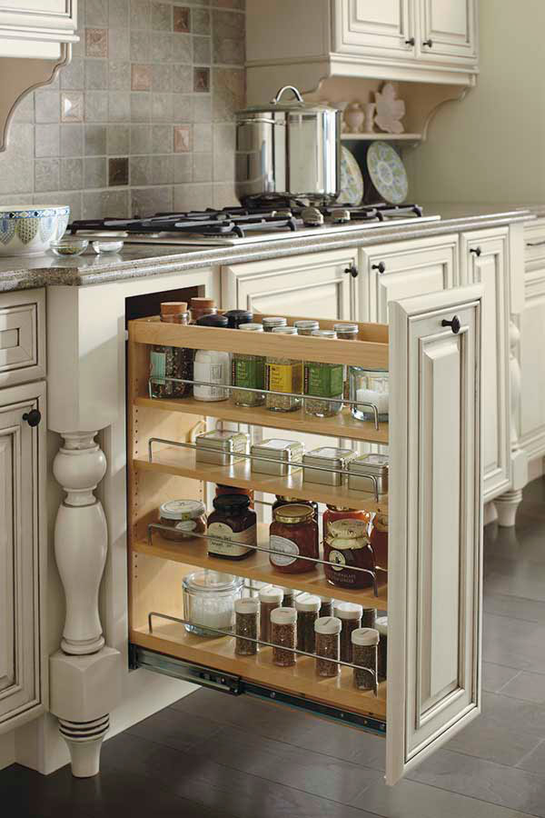 Base Utensil Pantry Pull Out Cabinet - Decora