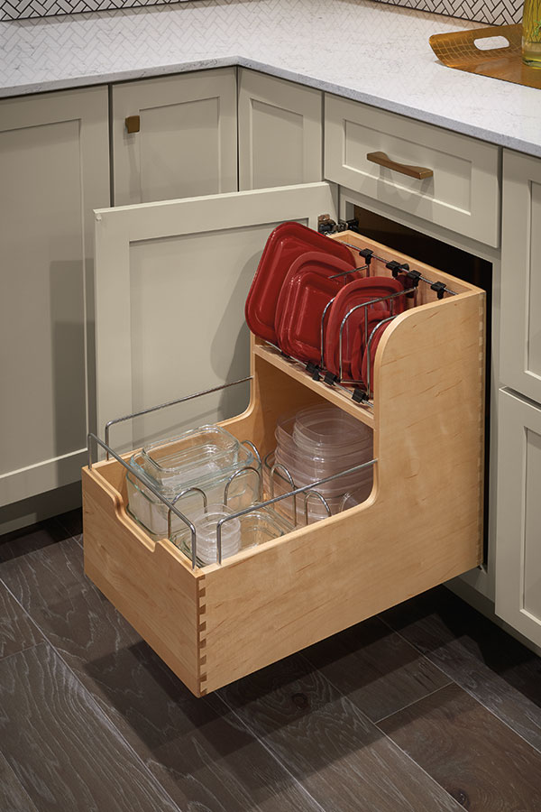 Base Container Organizer Cabinet - Diamond Cabinetry